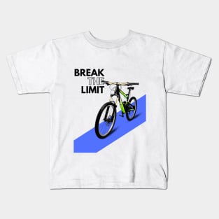 biker break the limit Kids T-Shirt